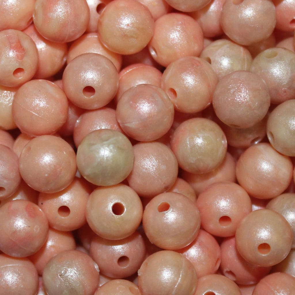 MB30 Mottled Apricot Pearl TroutBeads